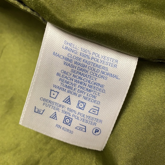 LANDS’ END Navy/White Dots Jacket Size: Small (6-8) - Picture 15 of 17